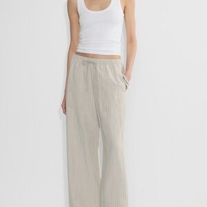 Aritzia lodge linen pants
